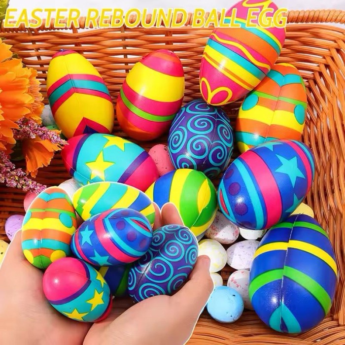 Telur Paskah Pastel Mainan 6pcs/Dekorasi Hiasan Paskah/Easter Egg