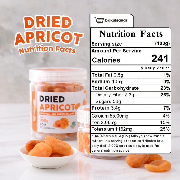 

Aprikot Kering Organik Premium / Organic Dried Apricot Apricots