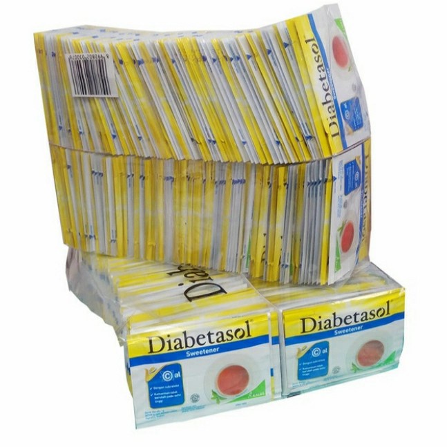 

Gula Diabetasol Sweetener Gula Non Kalori isi 200 sachet