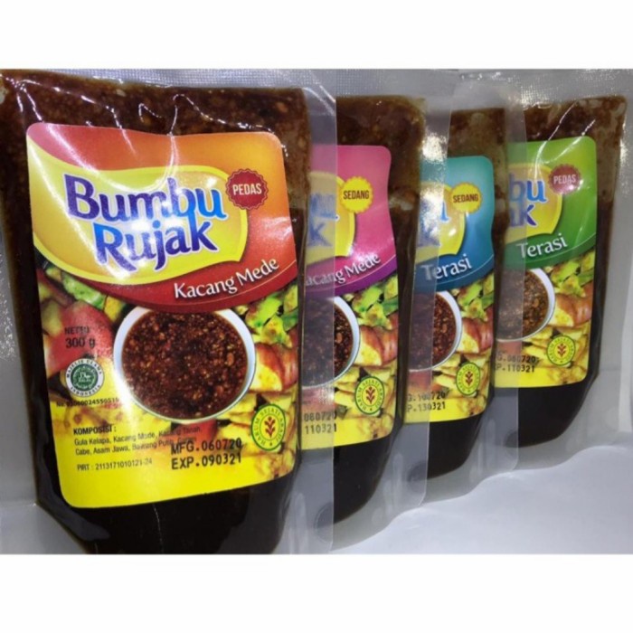 

Haesa bumbu rujak(kacang mede pedas,sedang, terasi pedas,sedang) 300gr