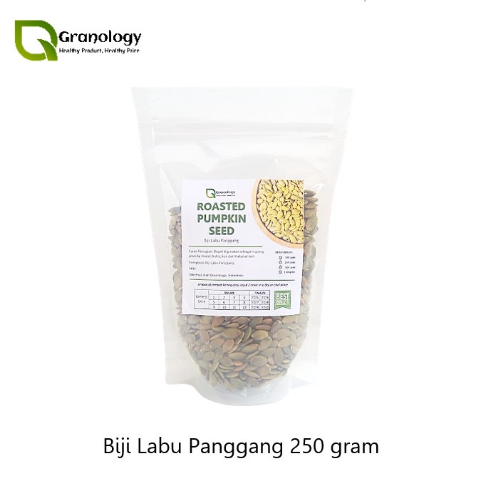 

Biji Labu Oven / Roasted pumpkin Seed (250 gram) by Granology