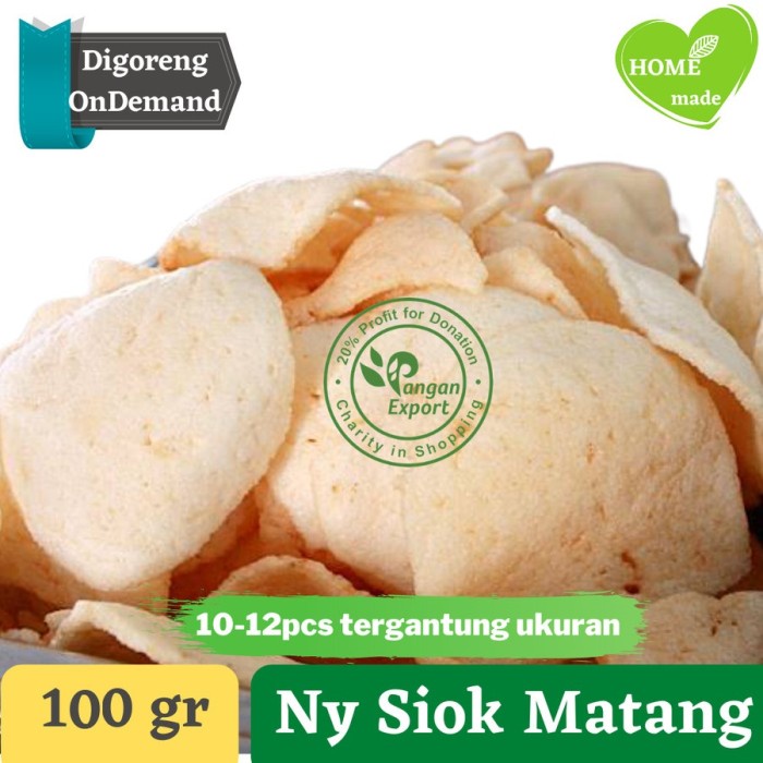 

Kerupuk Udang Ny Siok Goreng Khusus Kurir REGULAR by Pangan Export