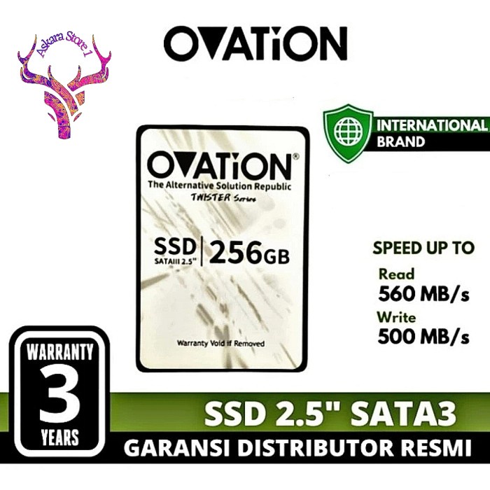 MERtaComp- OVATION SSD 256GB 2.5" SATA III Internal SSD