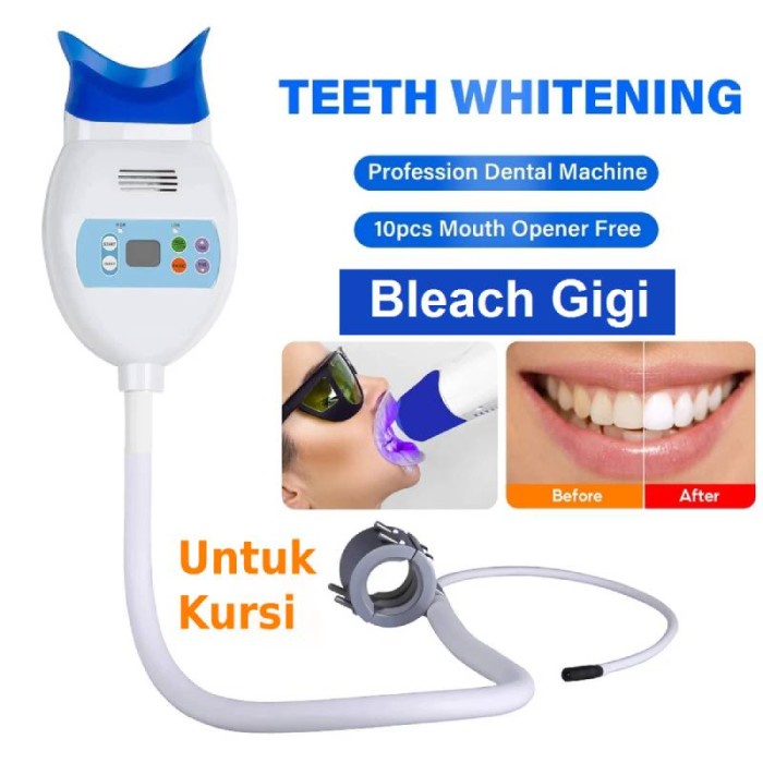 Alat Bleaching Pemutih Gigi Canggih Dengan Teknologi Led 8 Lampu Sinar Pemutih Gigi Mesin Pemutih
