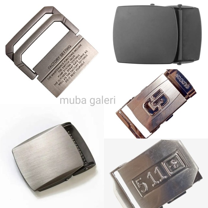 KEPALA SABUK KANVAS/KEPALA GESPER/KEPALA IKAT PINGGANG MODEL JEPIT