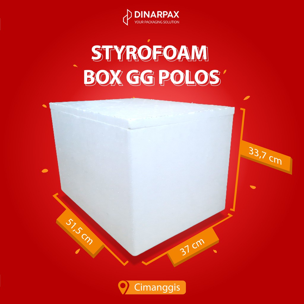 Styrofoam Box GG Polos / Box GG Polos / Styrofoam DinarBox / Box Gojex / Box Grab / Obral