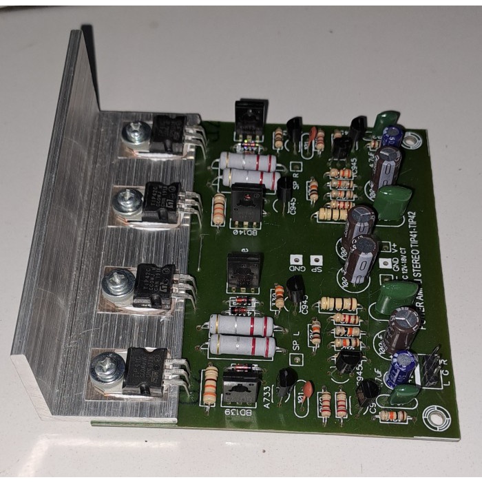 Kit Power Amplifier Stereo Tip41 42 60W