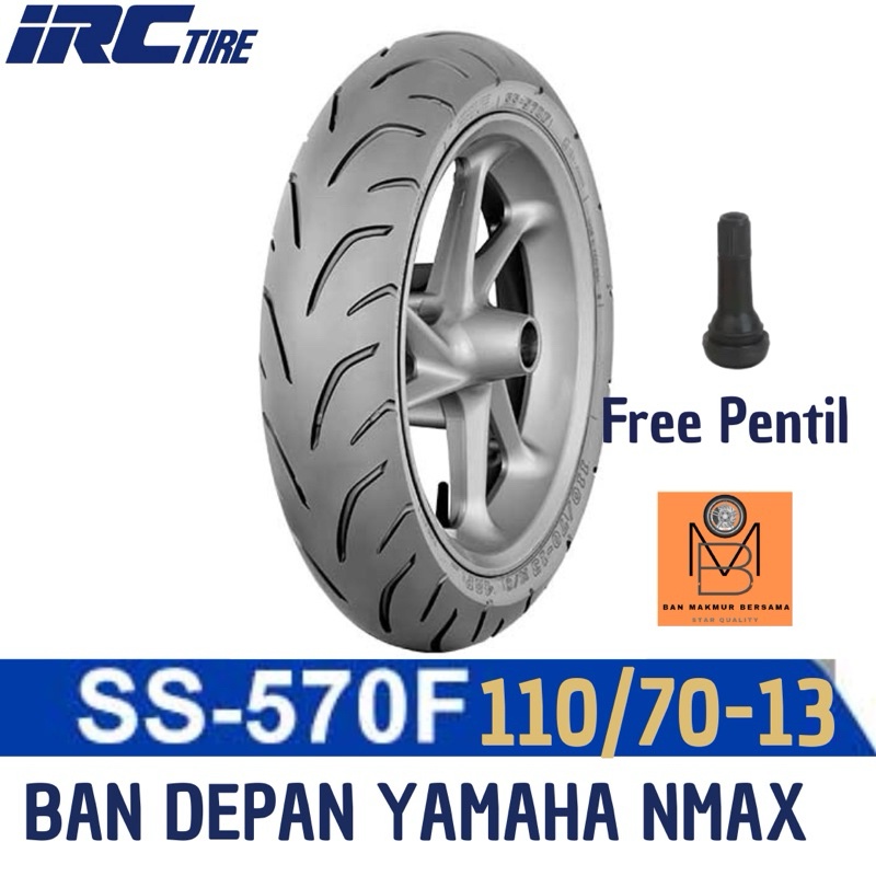 Ready FakturReady SPKReady StokReady Termin] Ban Motor Depan YAMAHA NMAX / IRC SS570 110 70 Ring 13