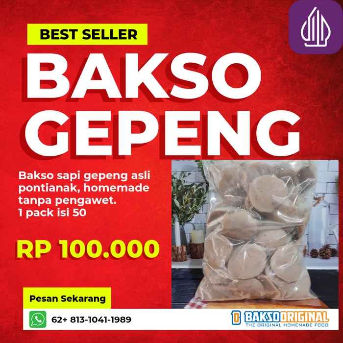 

Promo Terbatas Bakso Gepeng Asli Khas Pontianak Aman