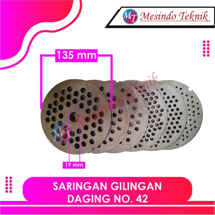 Gilingan Daging No.42 Saringan