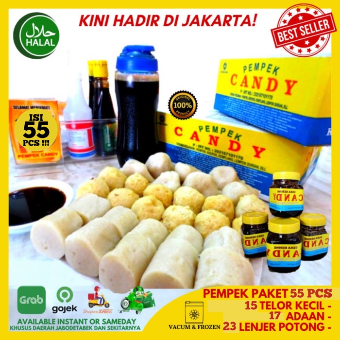 

Promo Terbatas Pempek Candy Khas Asli Palembang Original Paket Ampera Besar Aman