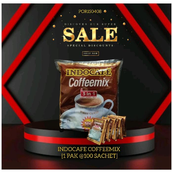 

Kopi Indocafe Coffemix 3 In 1 [100 Sachet / 20 Gr] Promo