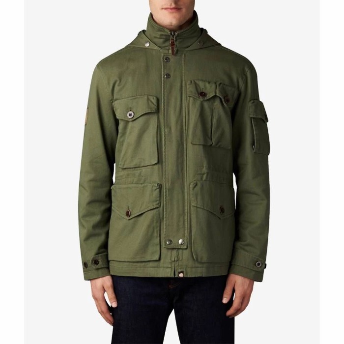 Pretty Green Belfast M65 Mask Jacket (Khaki) Original Best Quality Asli 100% Original