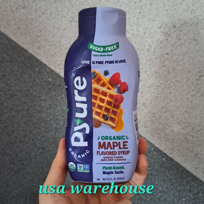 

Pyure Organic Maple Flavored Syrup sugar free 414 ml sirup maple