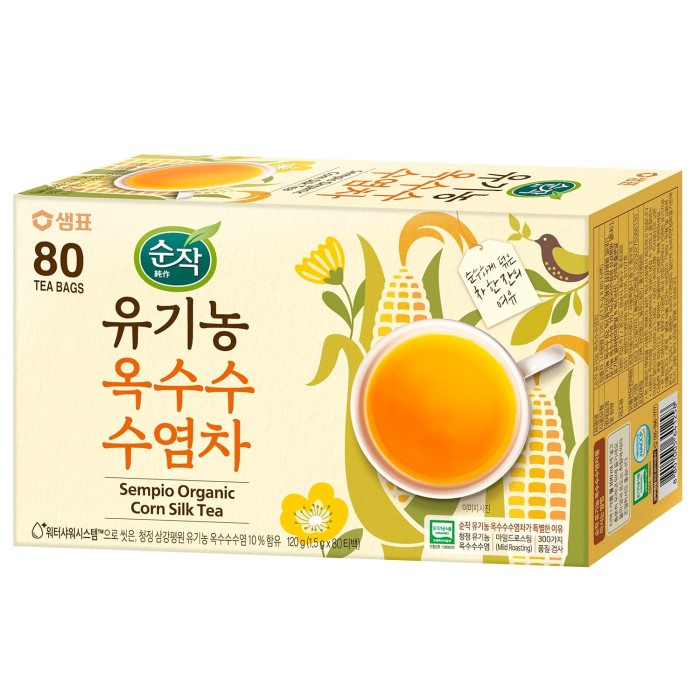 

SEMPIO Corn Tassel Silk Tea Organic-Teh Sutra Jagung Organik 120gr (1,5gr@80Tea Bags)
