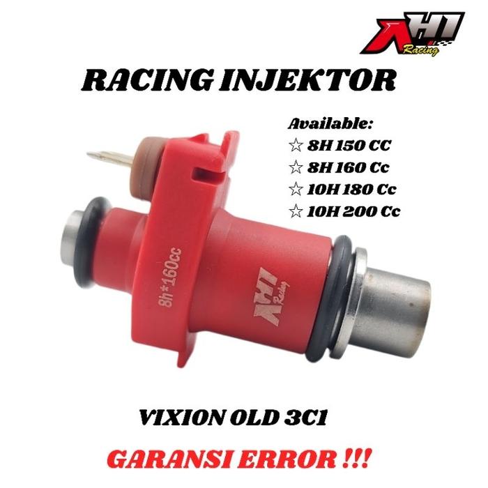 INJECTOR INJEKTOR AH1 RACING VIXION OLD 31C GARANSI 8 10 HOLE 150 160 180 200 CC