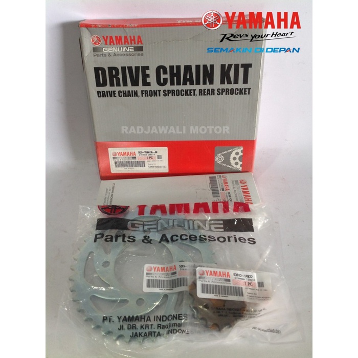 GEAR SET JUPITER Z NEW SALIB ASLI YAMAHA (2010-2012)