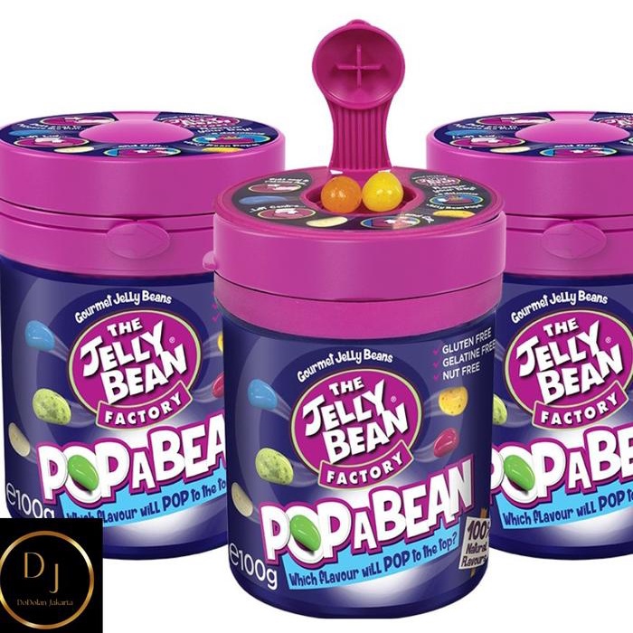 

The Jelly Bean Pop A Bean Factory edisi kemasan Dispenser. Candy