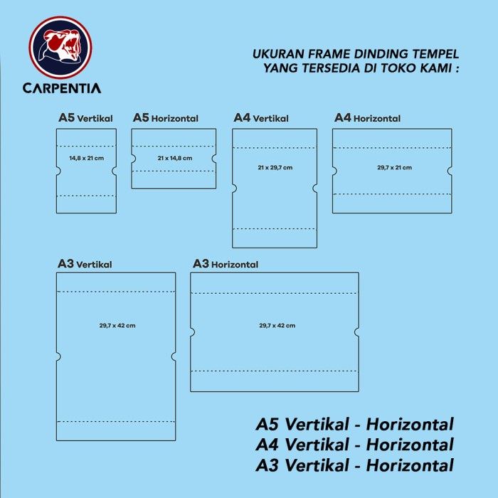 

STOK TERBATAS Bingkai Akrilik Tempel Dinding - Tempat Brosur Poster Flyer Sign - ukuran A3