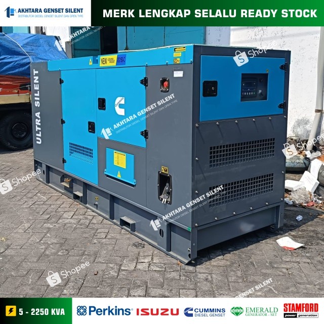 Genset Cummins 50 kva 60 kva 80 kva 100 kva - Distributor Genset Silent