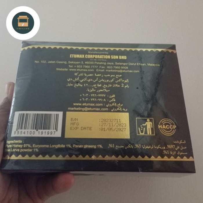 

Sale Terbatas Etumax Royal Honey 24 Sachet Madu Original Aman