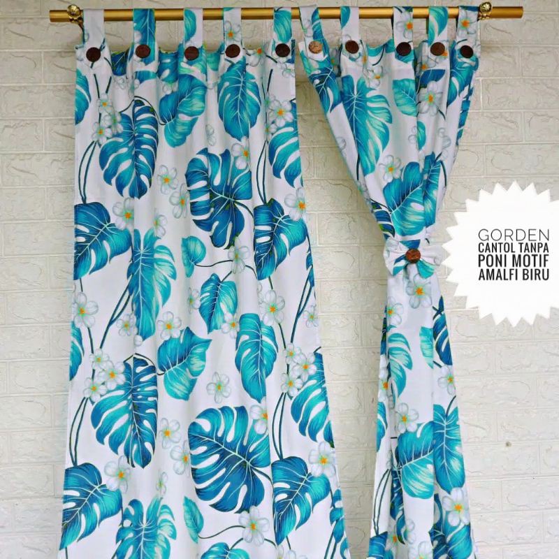 Gorden Termurah Tebal Jendela Kolong Dapur Gordyn Terlaris Q3B7 Pintu Bagus Premium Ruang Tamu Curta