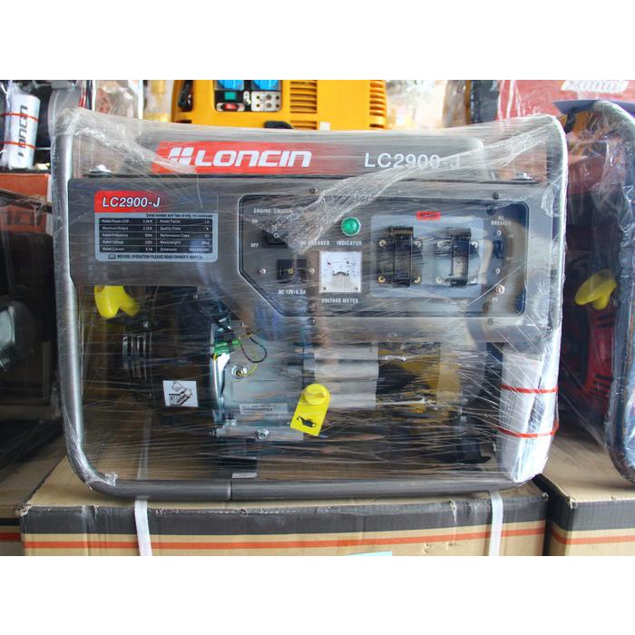 Loncin - Mesin Genset Generator Listrik Bensin Lc 2900 J Lc2900J 2000 W