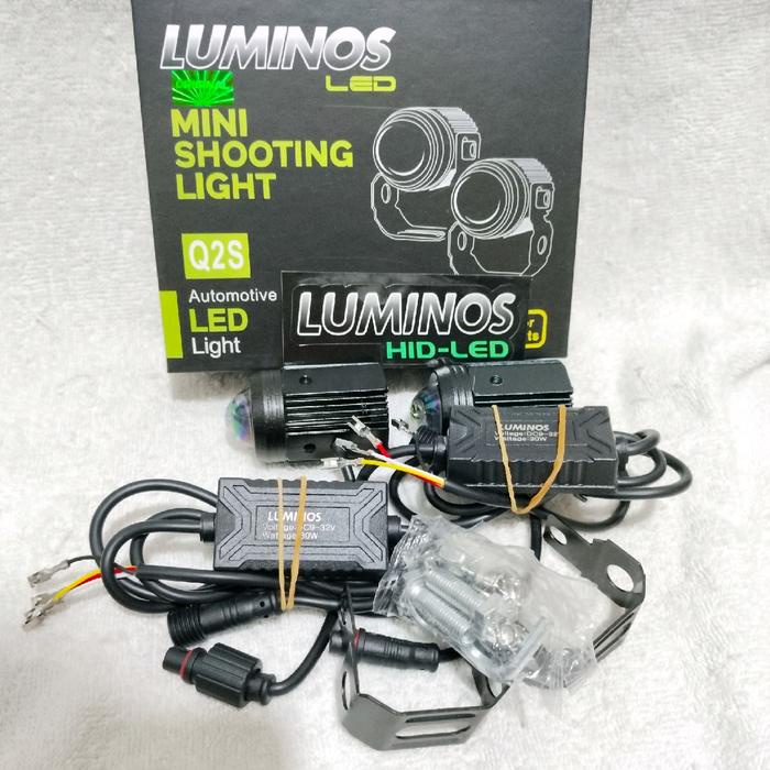 lampu tembak D2 luminos high low lampu tembak kabut luminos putih kuning hi low lampu sorot luminos