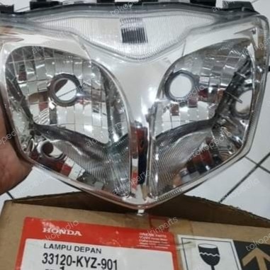 REFLEKTOR LAMPU DEPAN SUPRA X 125 HELM IN ORIGINAL GENUINE AHM
