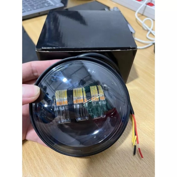 Lampu Daymaker 2mode C70, C50_Pispot UK 4,5 Inchi import 2 mode