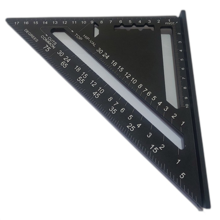 

Promo Speed Square 7" Black Pengaris Siku Segitiga