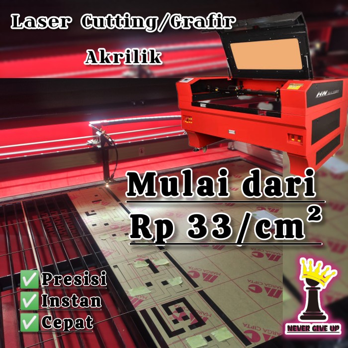 

BIG SALE Laser Cutting Akrilik BENING + Bahan