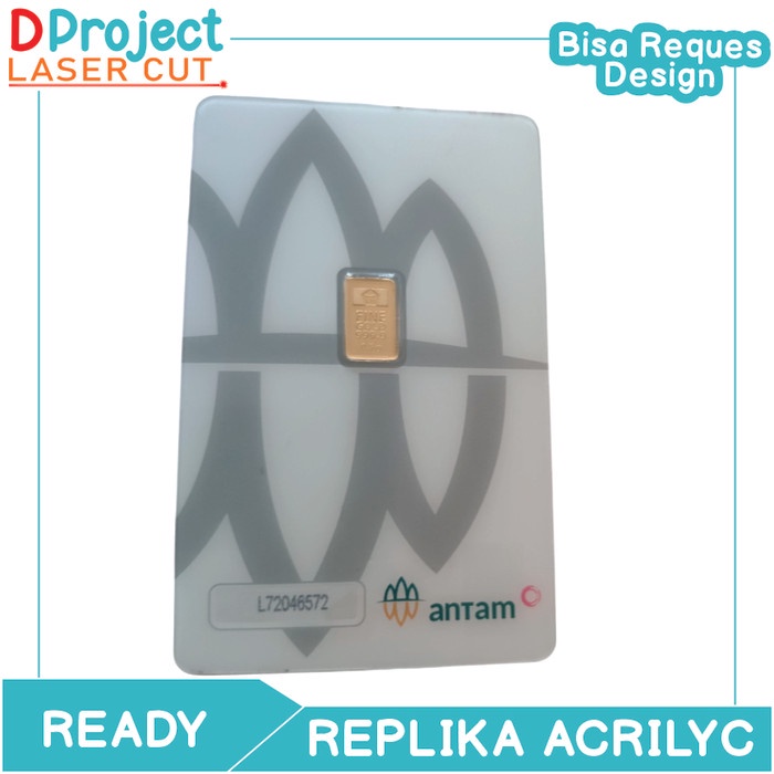 TERBAIK REPLIKA KARTU LM ANTAM / REPLIKA ANTAM CARD akrilik / dekorasi mahar