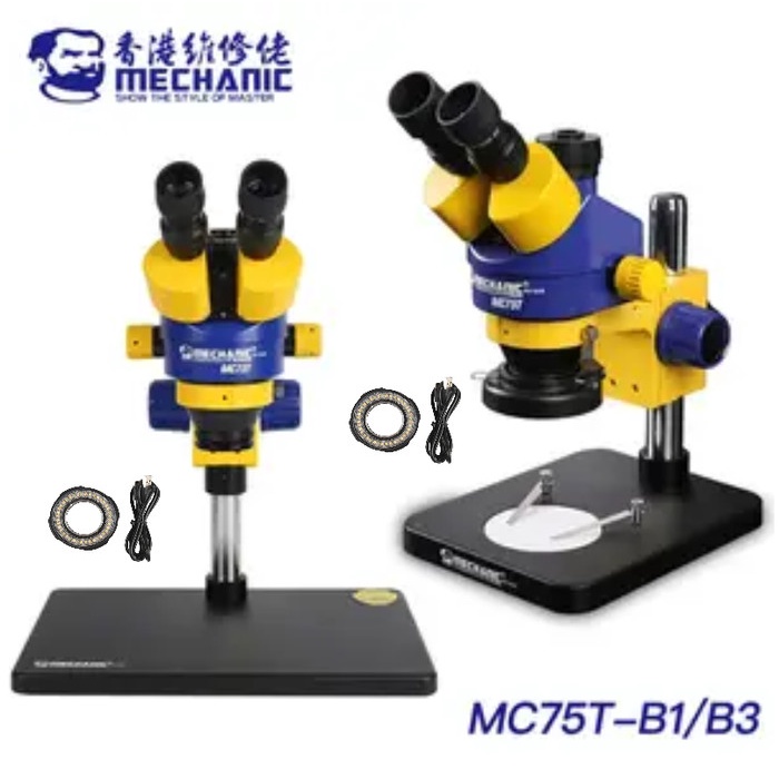 MICROSCOPE MECHANIC MC75T TRINOKULAR ORGINAL