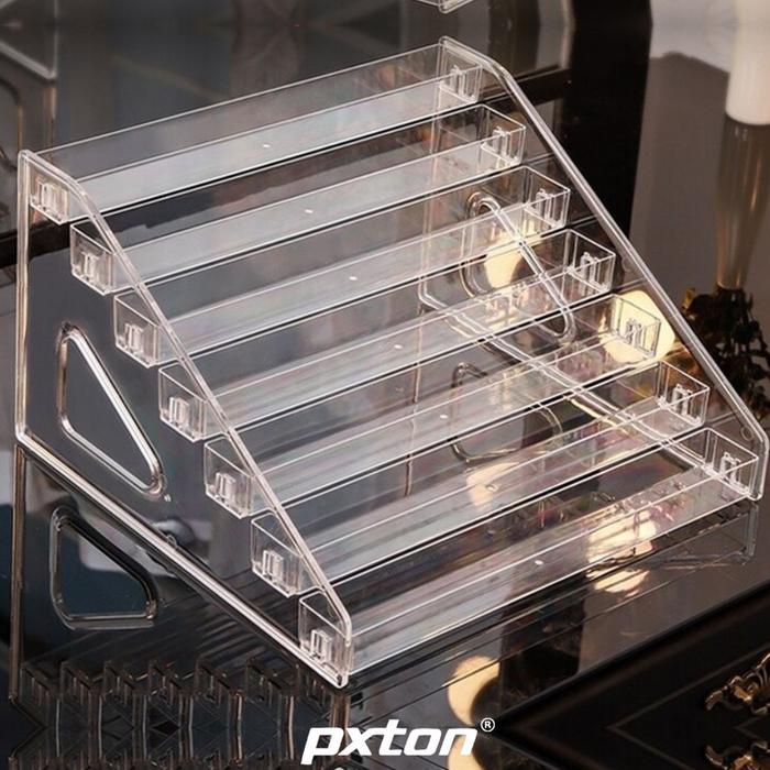 

EKSLUSIF PXTON [COD] Rak Akrilik 7 Tingkat K42 Rak Kosmetik Acrylic Grid / Rak Cosmetic Organizer /