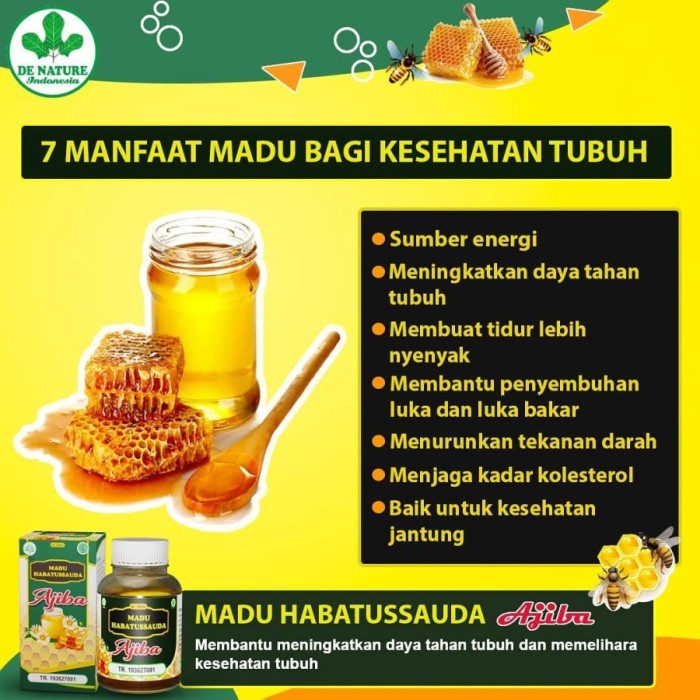 

Promo Terbatas Madu Ajiba Habatussauda Ektrak Jintan Hitam Aman
