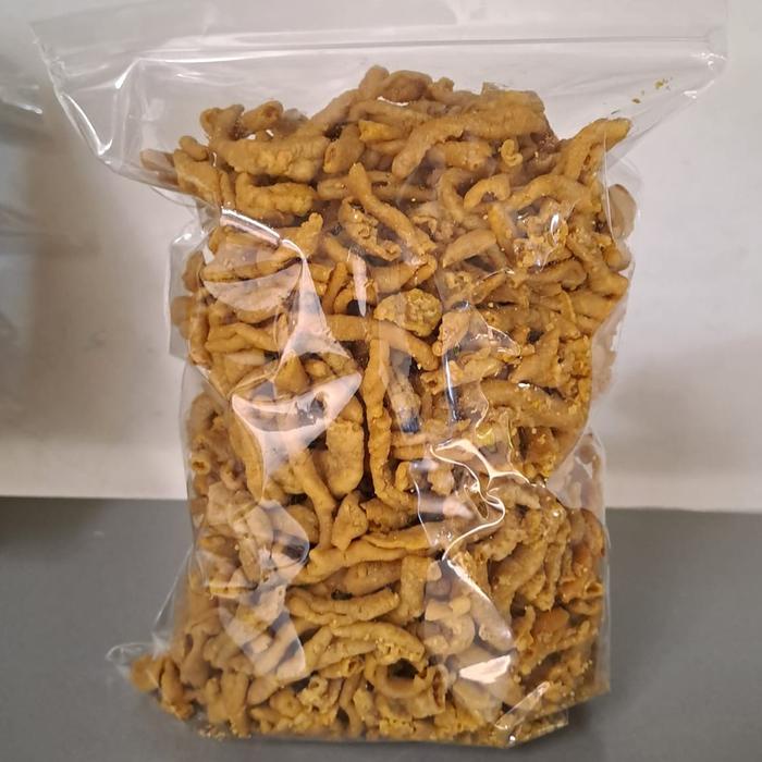 

JTTOP" PROMO !!! KRIPIK USUS AYAM CRISPY ORIGINAL 1KG TERLARIS CUBE UNFLAVORED