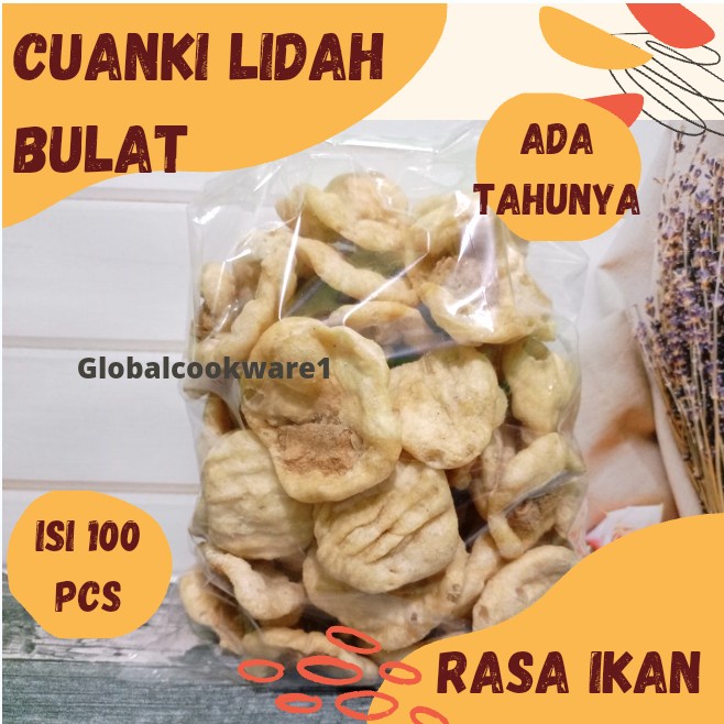 

Cuanki tahu lidah bulat isi 100 pcs toping boci / mie instan