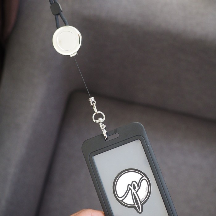 

Promo Miniyo Lanyard Retractable Yoyo Id Card 2Sisi Cardholder Paracordistic