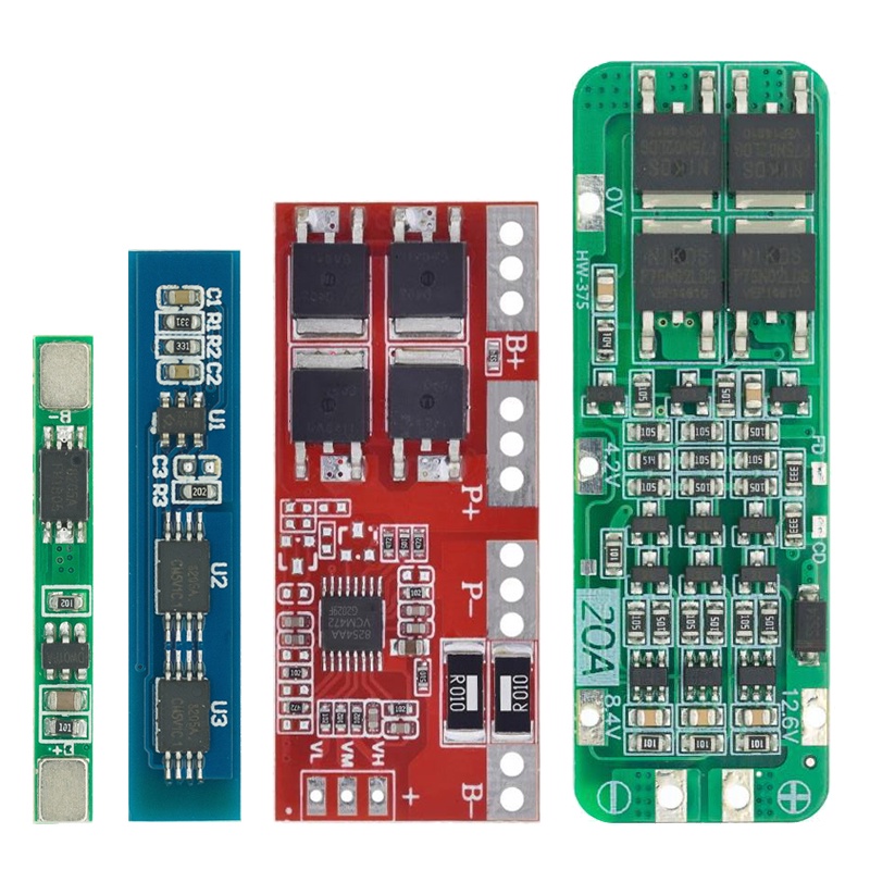 1S 2S 3S 4S 3A 20A 30A Li-Ion Lithium Battery 18650 Charger Pcb Bms Protection Board For Drill Motor