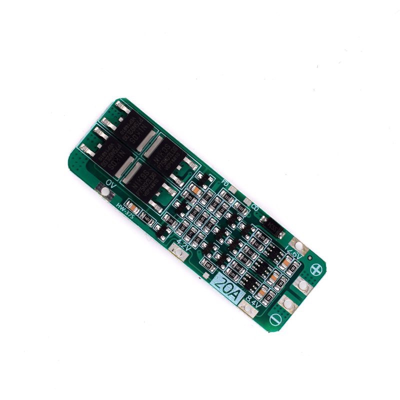 3-Series 20A Lithium Battery 18650 Charger Pcb Bms Protection Board 12.6V 18650 Li-Ion Battery Cell