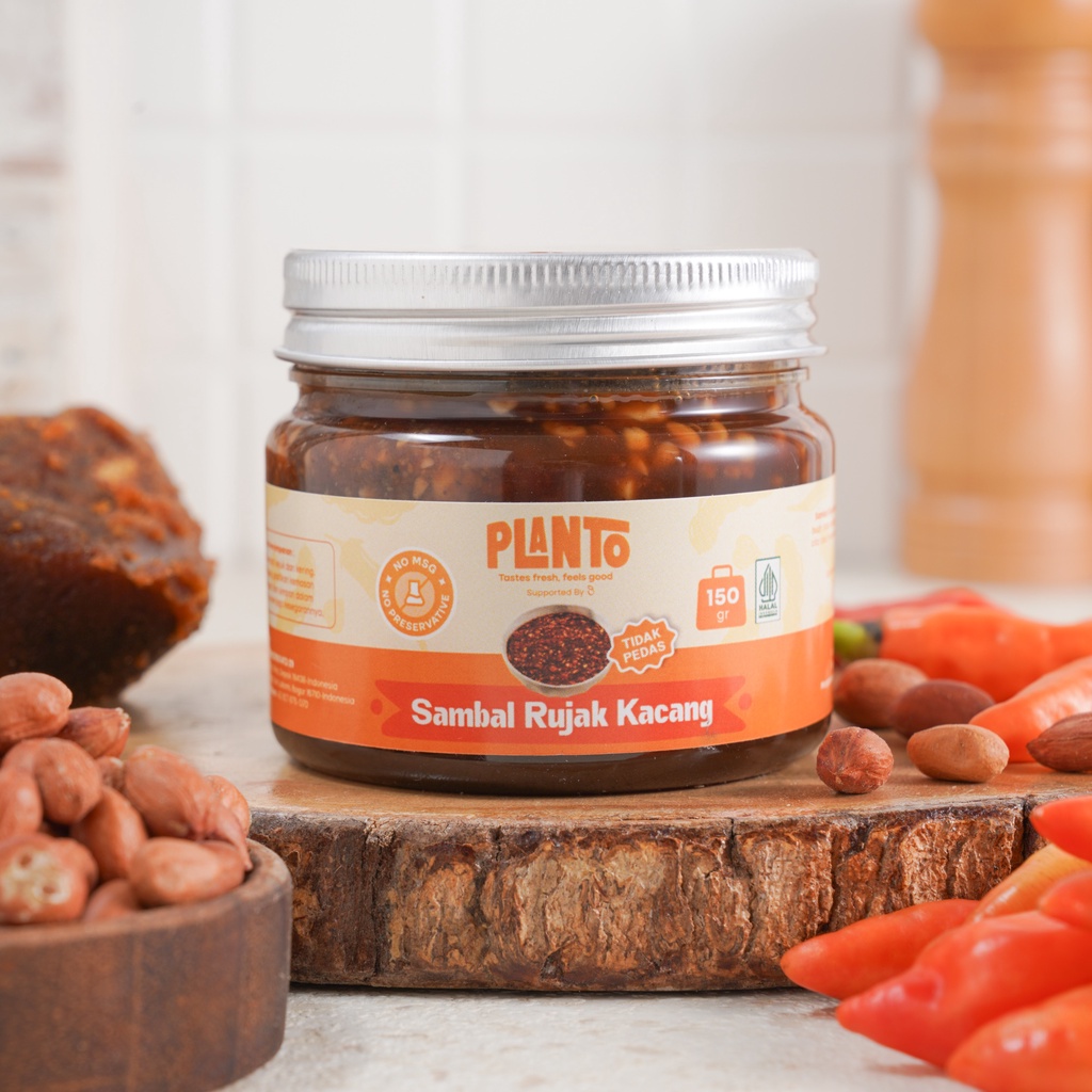 

Planto Sambal Rujak Kacang Tidak Pedas 150 gram