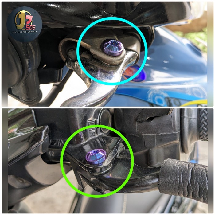 Baut Titanium Baut Tojos Handel Rem Standart/Bawaan Motor