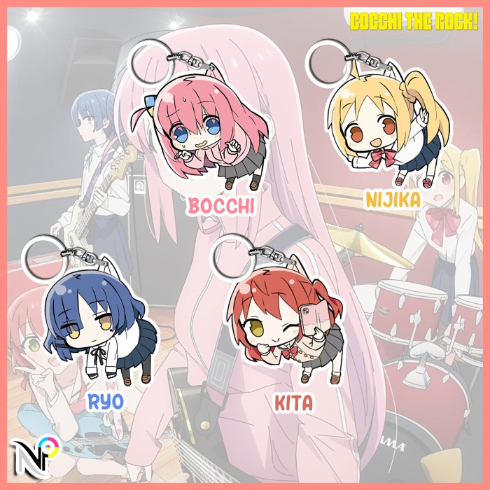 

PROMO Ganci / Gantungan Kunci Akrilik BOCHI THE ROCK