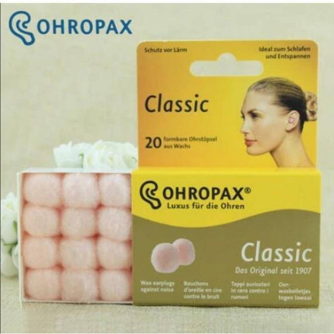 Ready 10 Pasang Penyumbat Telinga Lilin Nyaman Ohropax Penyumbat Telinga