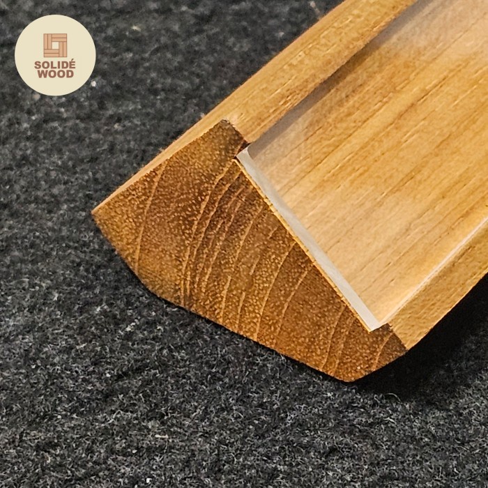 

TERUJI Name tag / price tag card holder dudukan nama / harga bahan kayu Jati + akrilik