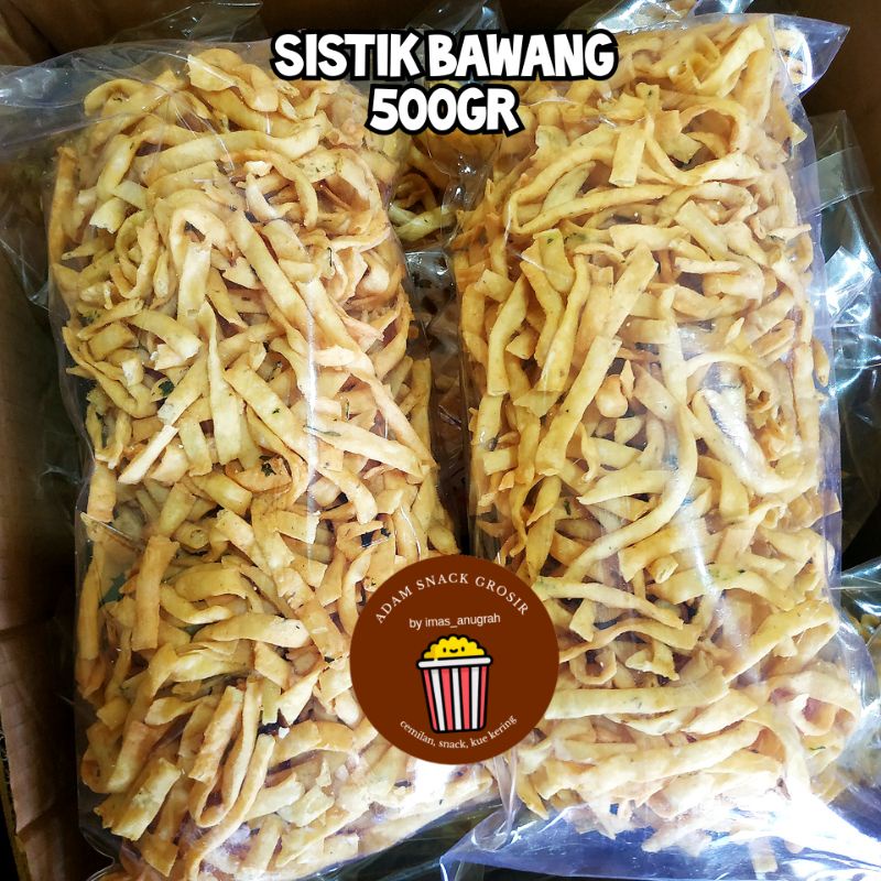 

SISTIK BAWANG 1KG / KUE BAWANG/ STIK BAWANG/KRIPIK BAWANG/ PANGSIT BAWANG WE!