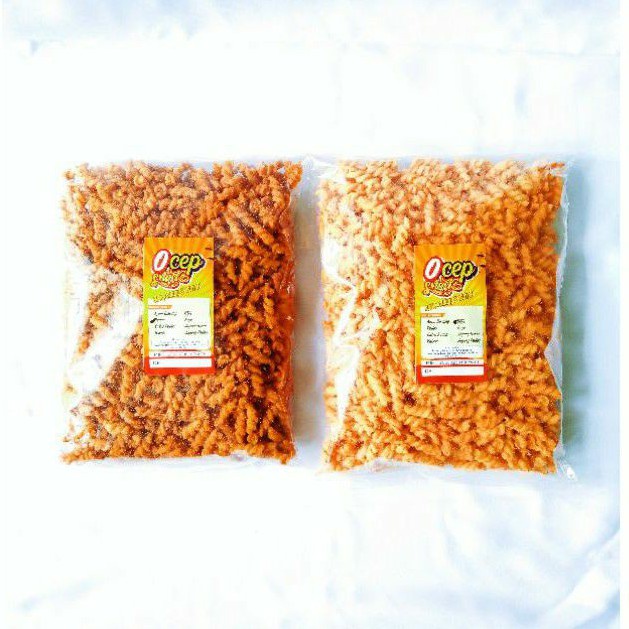 

MAKARONI KEMASAN KILOAN MURAH ENAK ANTI KERAS/ MAKARONI OCEP SNACK WE!
