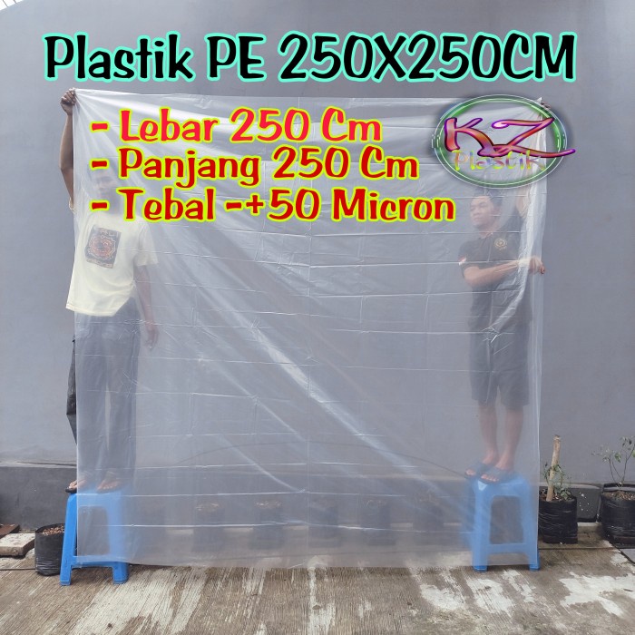 Plastik Bening Panjang 3 Meter , Kantong Plastik 300 x 300 Cm , Plastik Pembungkus Kasur Springbed ,