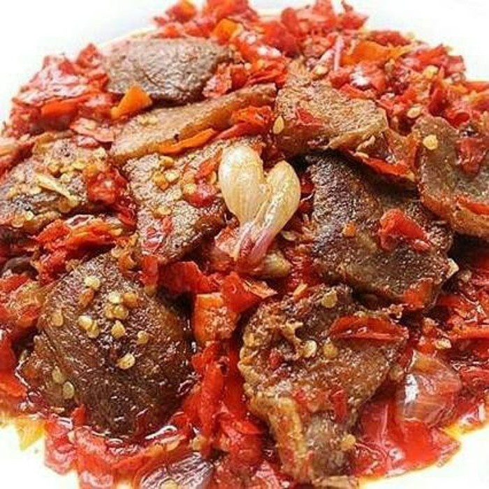 

DENDENG SAPI BALADO (550gr) Lauk Pauk. Ready To Eat. Makanan. Masakan. Sambel. Lauk Frozen. Siap
